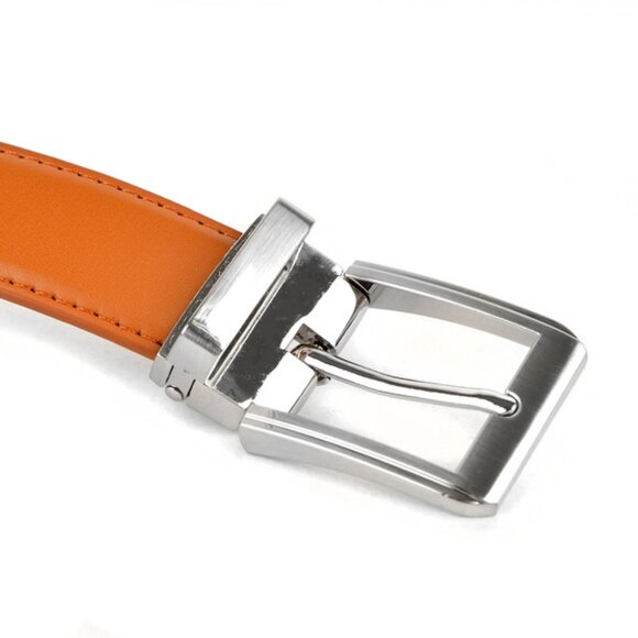 Men's Tan/Brown Leather Wallet & Belt Gift Set - NWT/NRFB - Picture 4 of 6